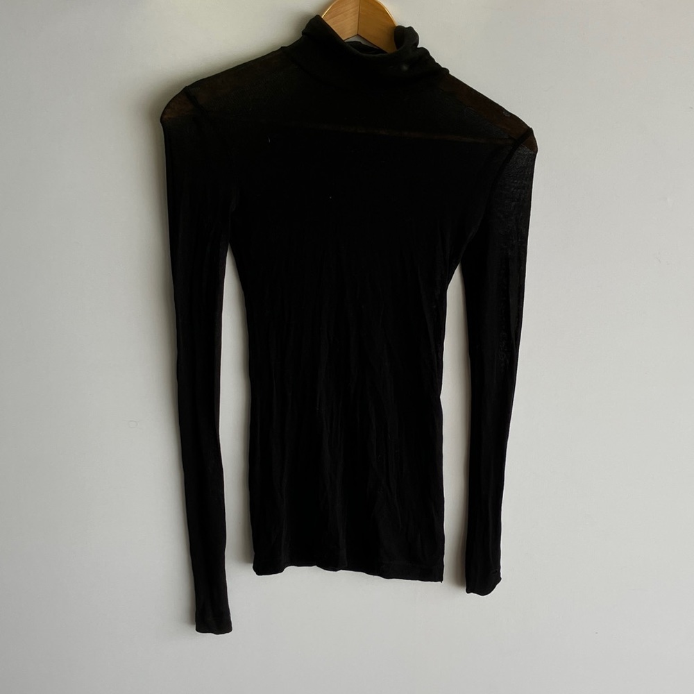 Elegant Black Turtleneck Top